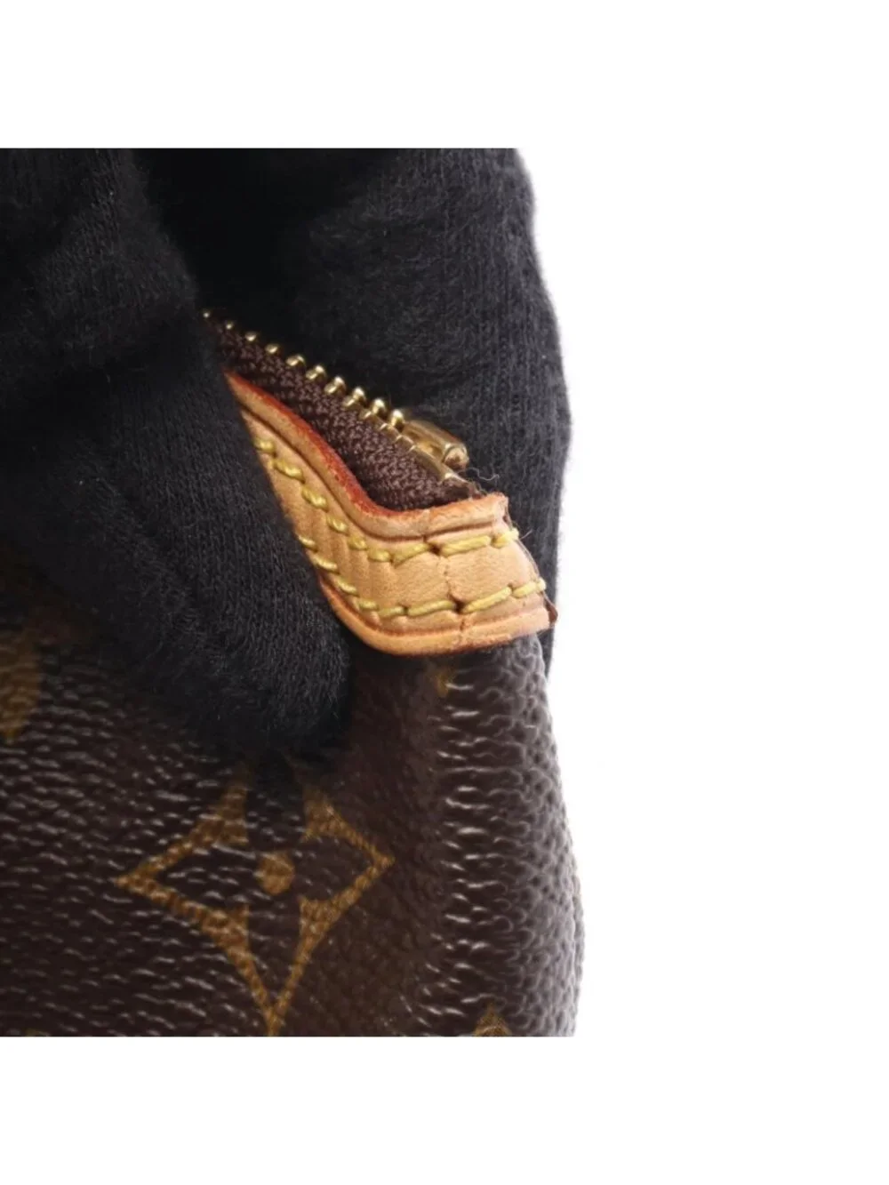 Louis Vuitton Handbag Rock It Coatingcanvas Leather